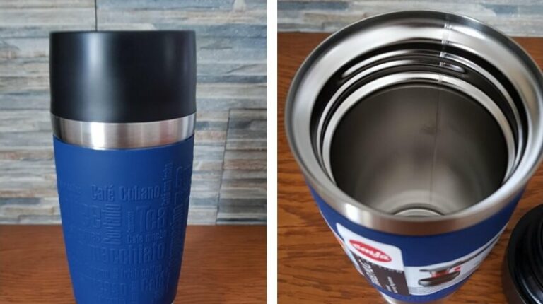 Mugs isothermes personnalisés avec paille