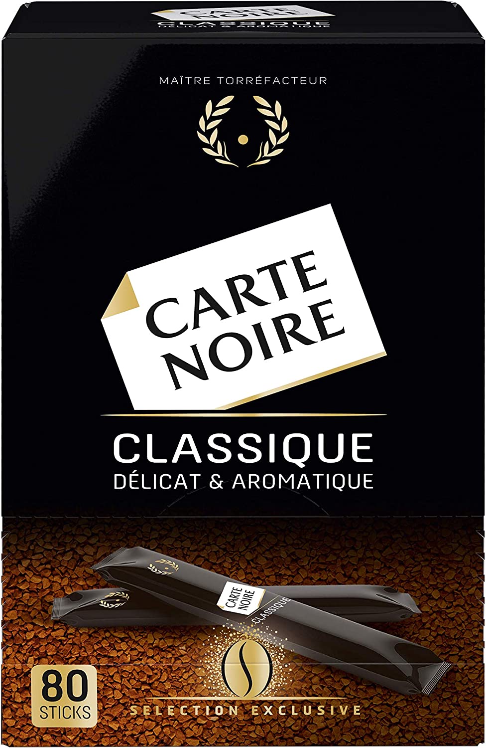 Carte Noire Classique en Format Stick, Café Soluble