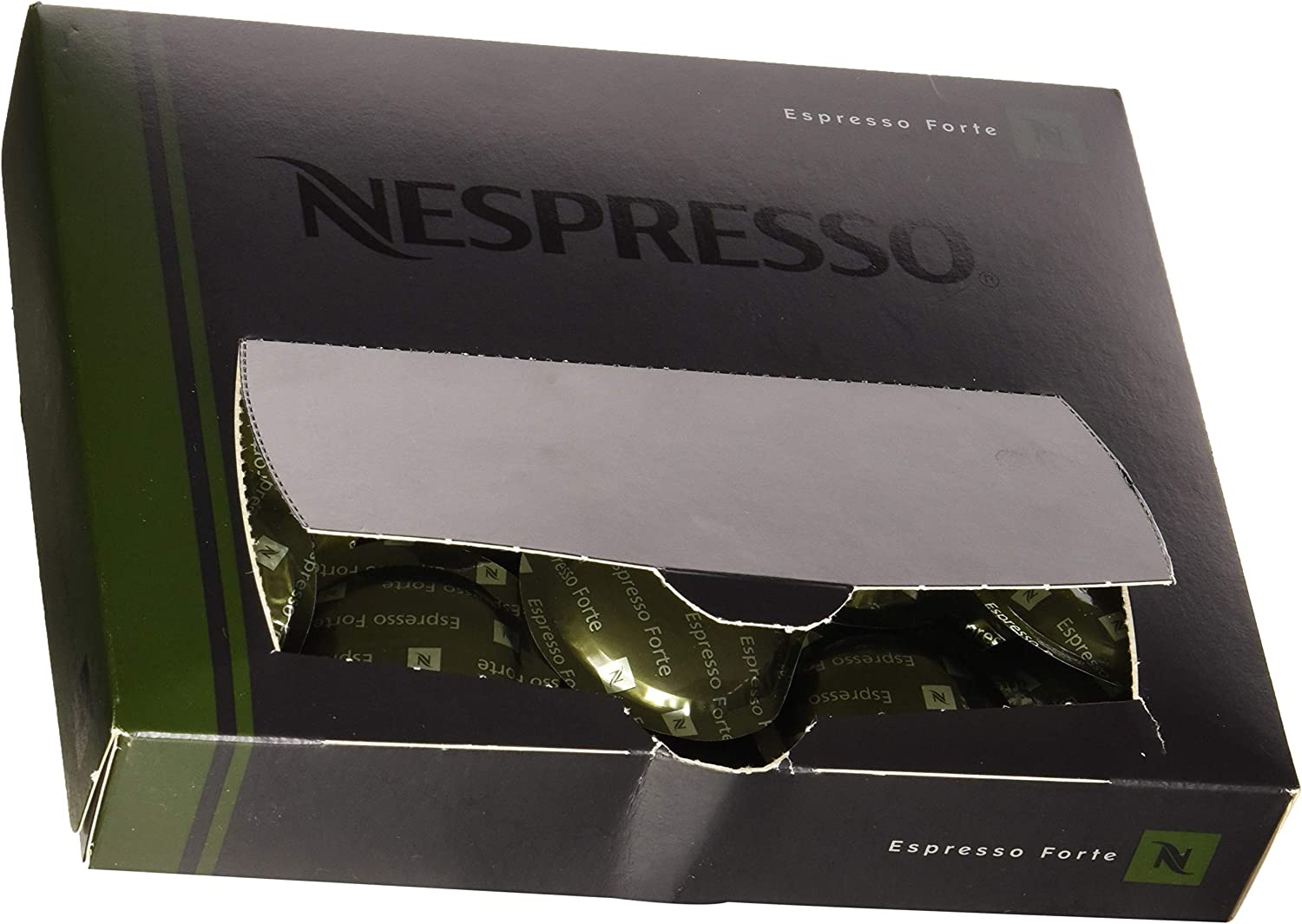 Nespresso Pro Lot de 50 capsules, Espresso corsé